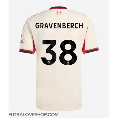 Dres Liverpool Ryan Gravenberch #38 Preč 2025-26 Krátky Rukáv Dres Liverpool Ryan Gravenberch #38 Preč 2025-26 Krátky Rukáv